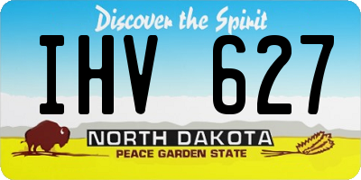 ND license plate IHV627