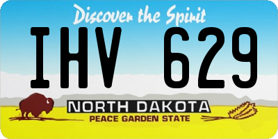 ND license plate IHV629