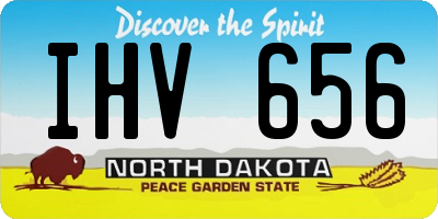 ND license plate IHV656