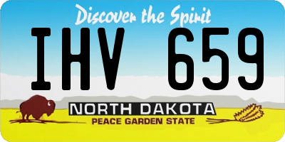 ND license plate IHV659
