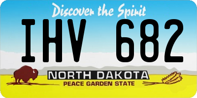 ND license plate IHV682