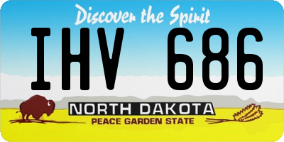 ND license plate IHV686