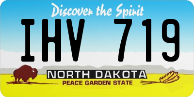 ND license plate IHV719