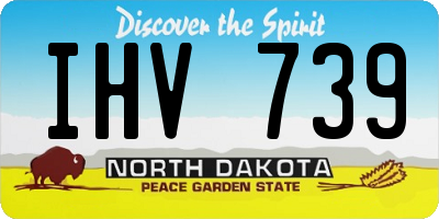 ND license plate IHV739