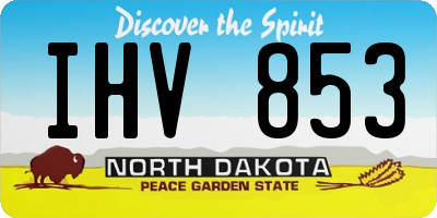 ND license plate IHV853