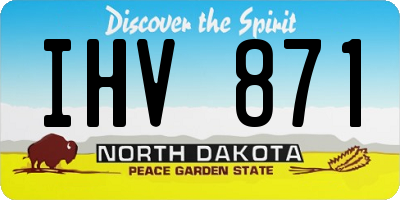 ND license plate IHV871