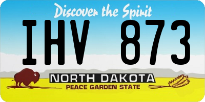ND license plate IHV873