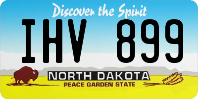 ND license plate IHV899