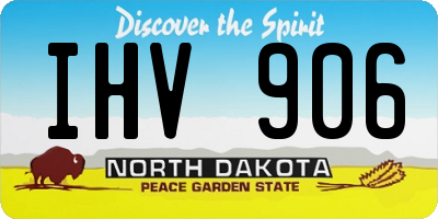 ND license plate IHV906