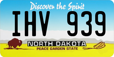 ND license plate IHV939