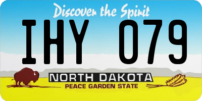 ND license plate IHY079