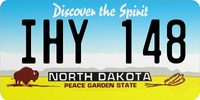 ND license plate IHY148