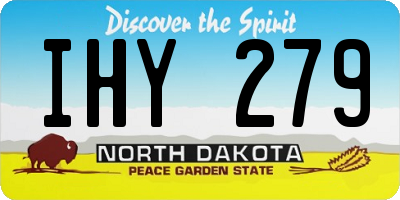ND license plate IHY279