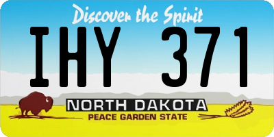 ND license plate IHY371
