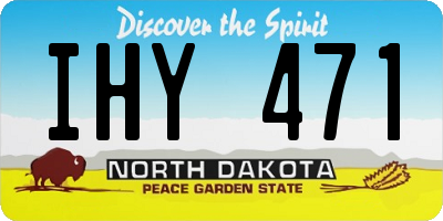 ND license plate IHY471