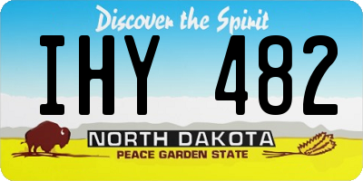 ND license plate IHY482