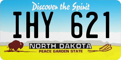 ND license plate IHY621