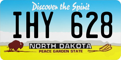 ND license plate IHY628