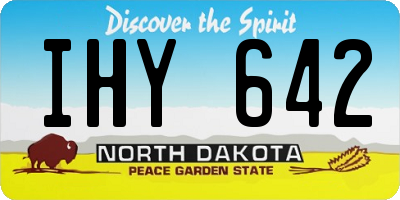 ND license plate IHY642
