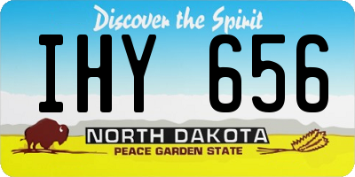 ND license plate IHY656
