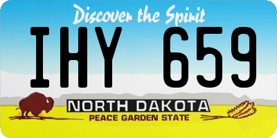 ND license plate IHY659