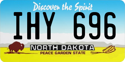 ND license plate IHY696
