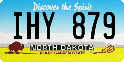 ND license plate IHY879