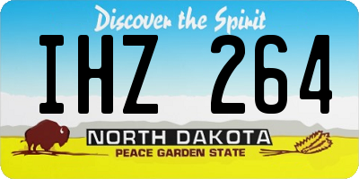 ND license plate IHZ264
