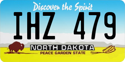 ND license plate IHZ479
