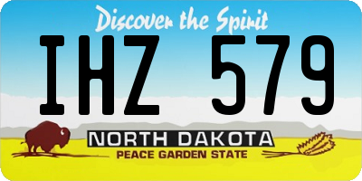 ND license plate IHZ579