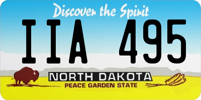ND license plate IIA495