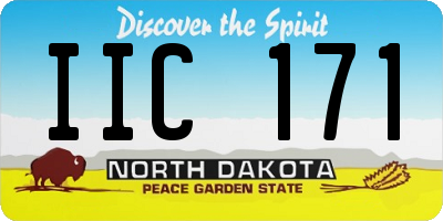ND license plate IIC171