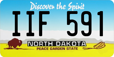 ND license plate IIF591