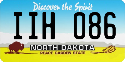 ND license plate IIH086