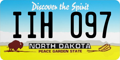 ND license plate IIH097