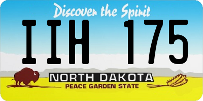 ND license plate IIH175
