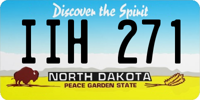 ND license plate IIH271