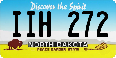 ND license plate IIH272