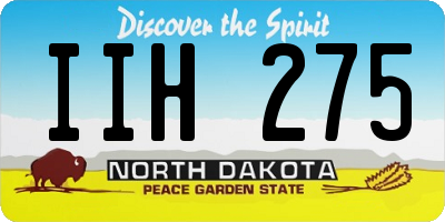 ND license plate IIH275