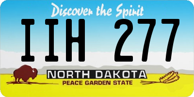 ND license plate IIH277