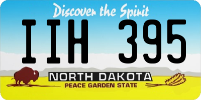 ND license plate IIH395