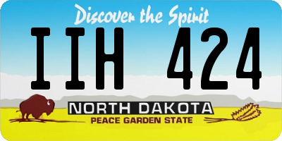 ND license plate IIH424