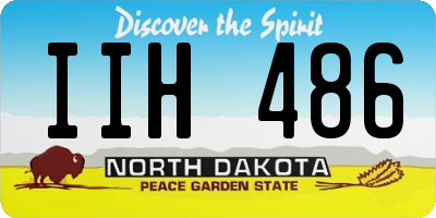 ND license plate IIH486
