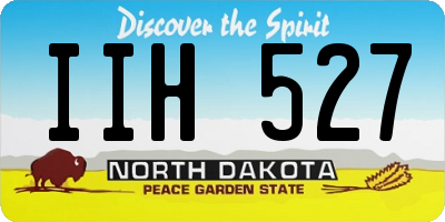 ND license plate IIH527