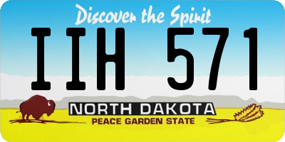 ND license plate IIH571