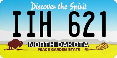 ND license plate IIH621