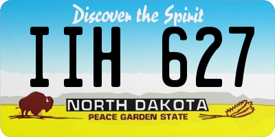ND license plate IIH627