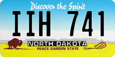 ND license plate IIH741