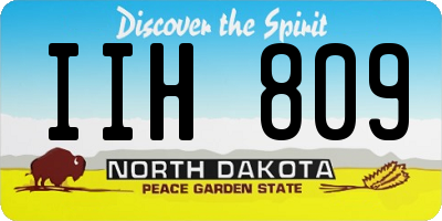 ND license plate IIH809