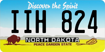 ND license plate IIH824